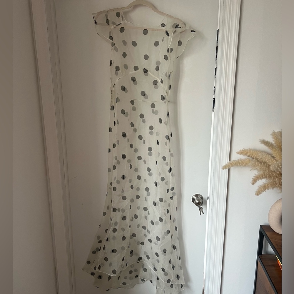 Sir Margot Organza Polka Dot Gown